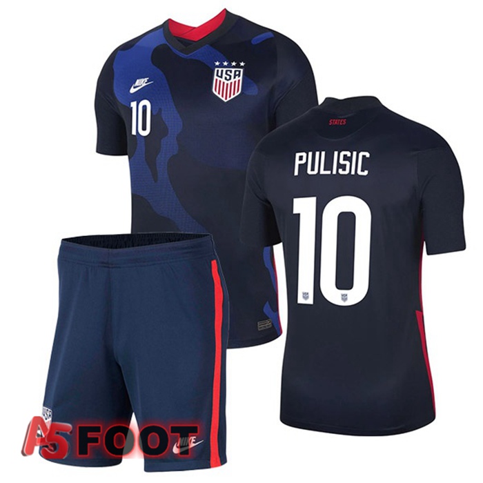 Maillot Equipe de Etats-Unis (PULISIC 10) Enfant Exterieur 2020/2021
