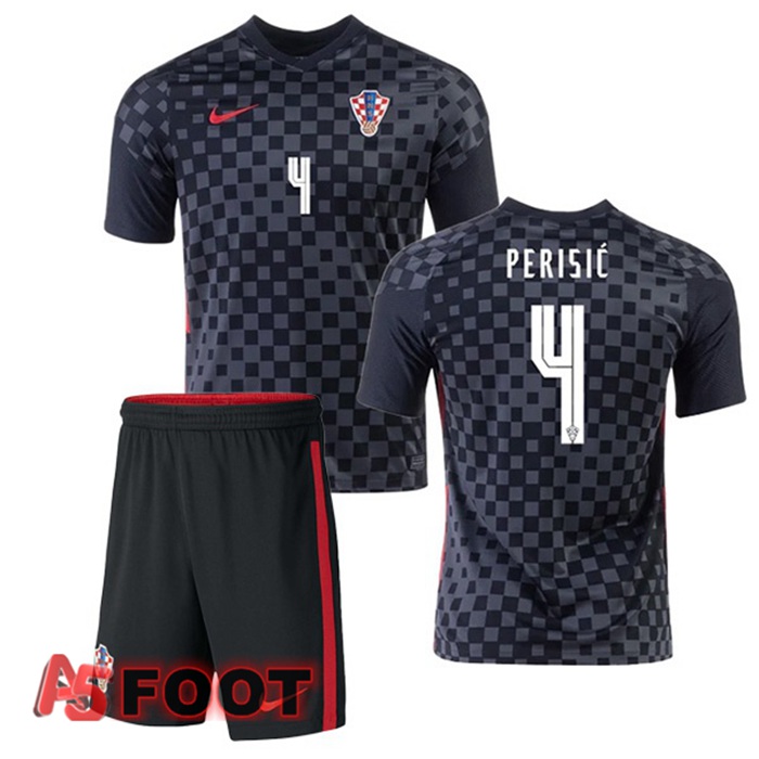 Maillot Equipe de Croatie (PERIŠIĆ 4) Enfant Exterieur 2020/2021