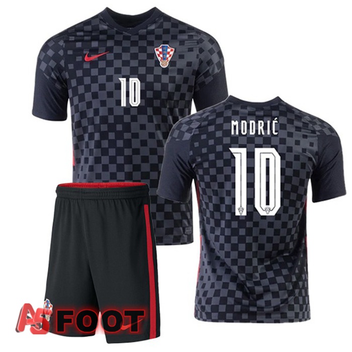 Maillot Equipe de Croatie (MODRIĆ 10) Enfant Exterieur 2020/2021