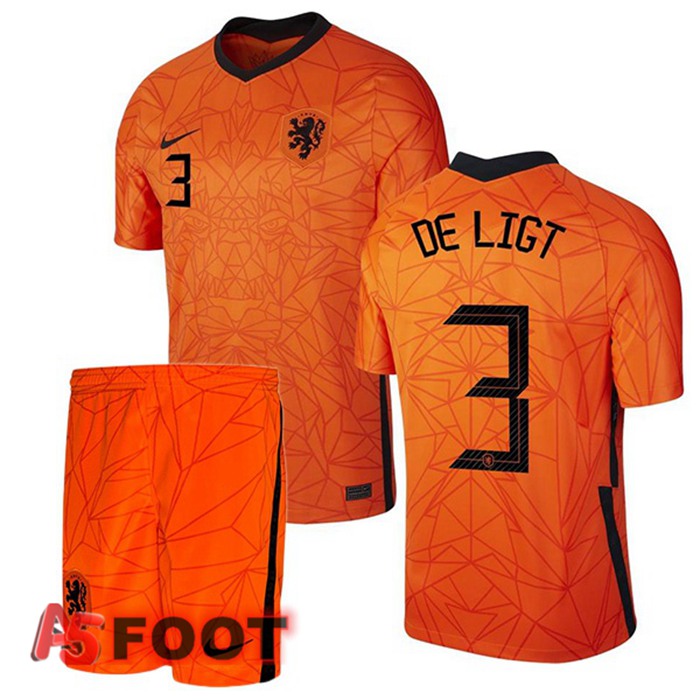 Maillot Equipe de Pays-Bas (DE LIGT 3) Enfant Domicile 2020/2021
