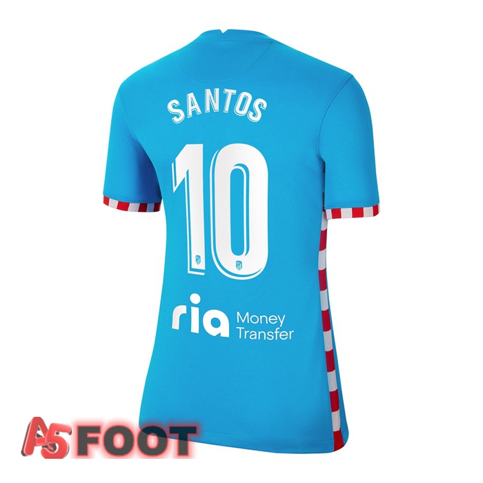 Maillot Atletico Madrid (CORREA 10) Femme Third Bleu 2021/2022