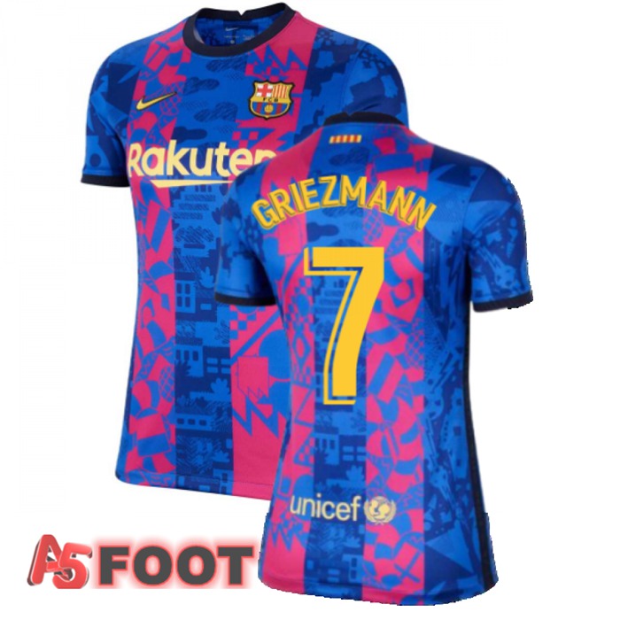 Maillot FC Barcelone (Griezmann 7) Femme Third 2021/2022