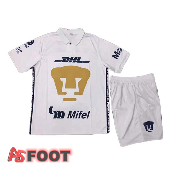 Maillot Pumas UNAM Enfant Domicile Blanc 2021/22