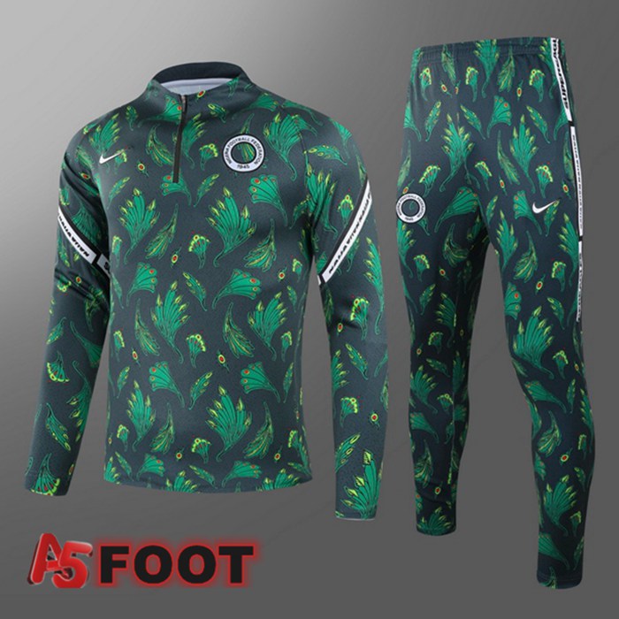 Veste Survetement Enfant Nigeria Vert Fonce 2021/2022