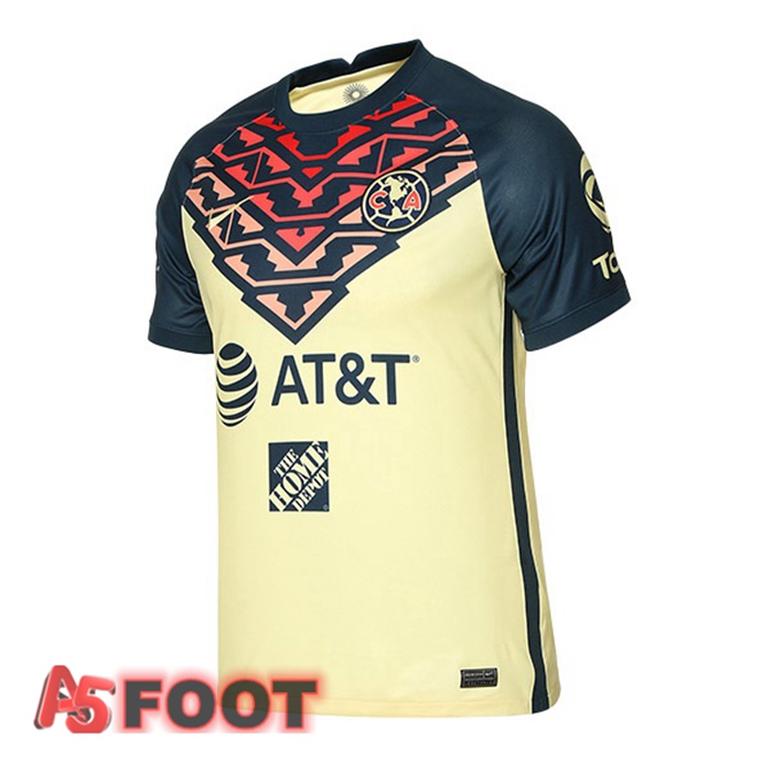 Maillot Club America Domicile Jaune 2021/22