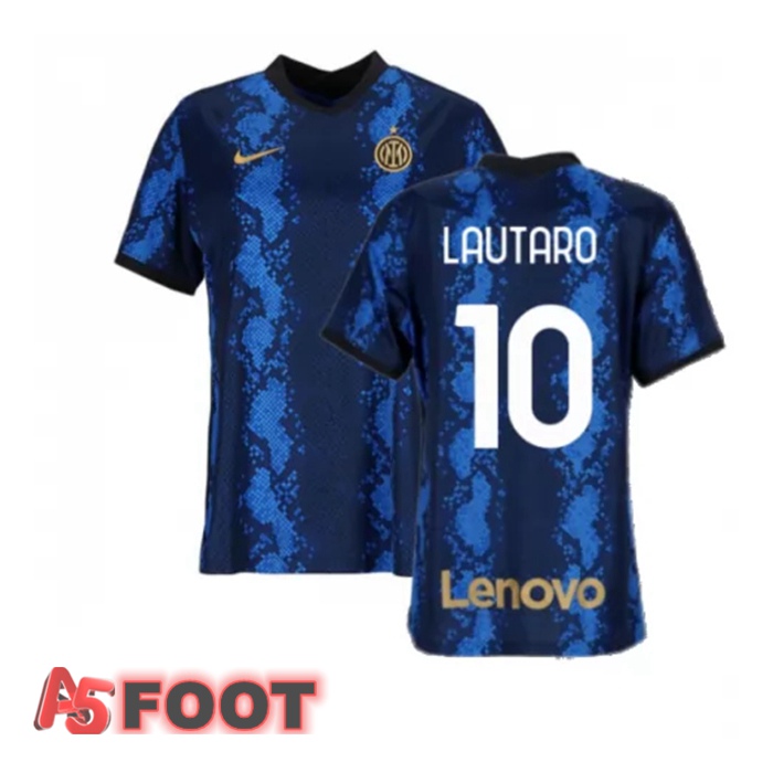 Maillot Inter Milan（LAUTARO 10）Femme Domicile Bleu 2021/2022
