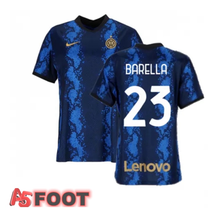 Maillot Inter Milan（BARELLA 23）Femme Domicile Bleu 2021/2022