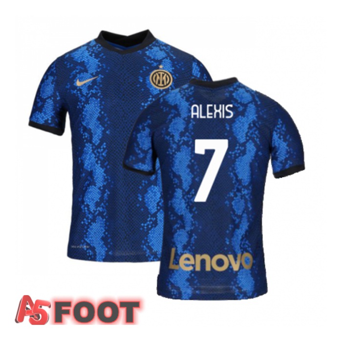 Maillot Inter Milan（ALEXIS 7）Femme Domicile Bleu 2021/2022