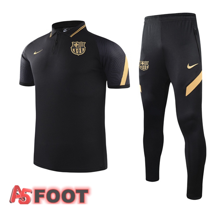 Polo de Foot FC Barcelone + Pantalon Noir 2021/2022