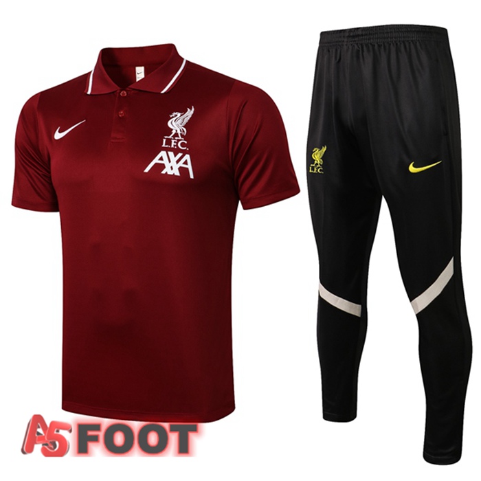 Polo de Foot FC Liverpool + Pantalon Rouge 2021/2022