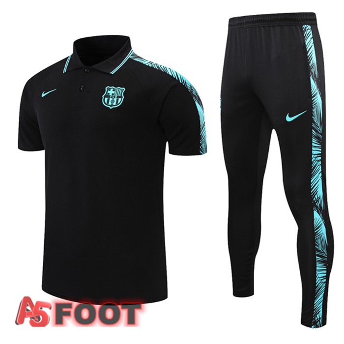 Polo de Foot FC Barcelone + Pantalon Noir 2021/2022