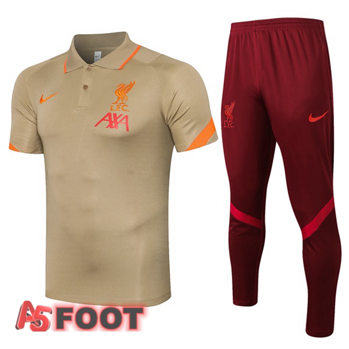 Polo de Foot FC Liverpool + Pantalon Jaune 2021/2022