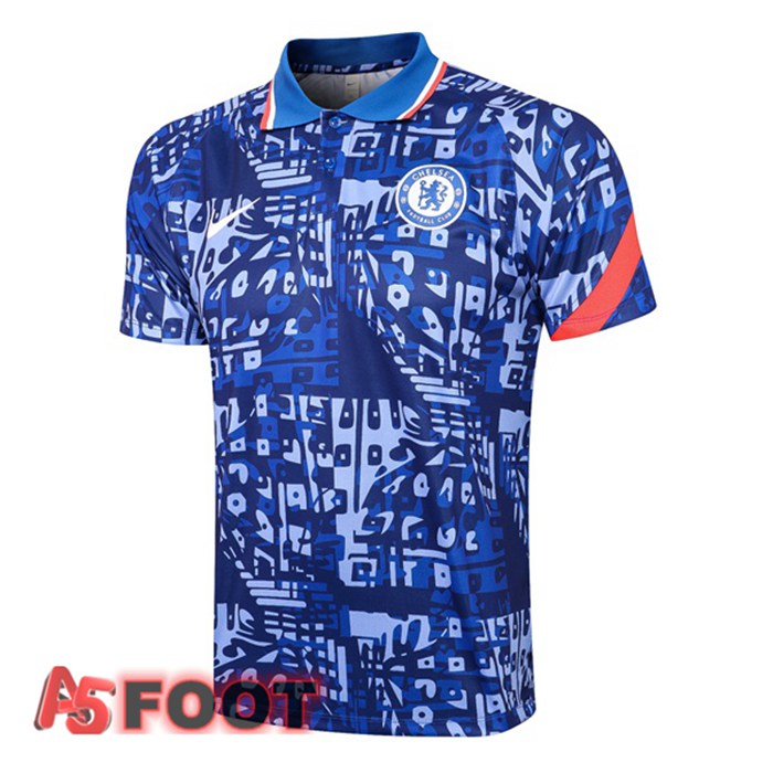 Polo de Foot FC Chelsea Bleu 2021/2022