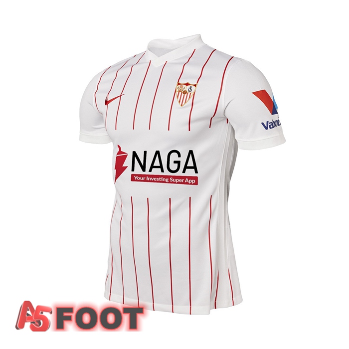 Maillot de Foot Sevilla FC Domicile Blanc 2021/2022