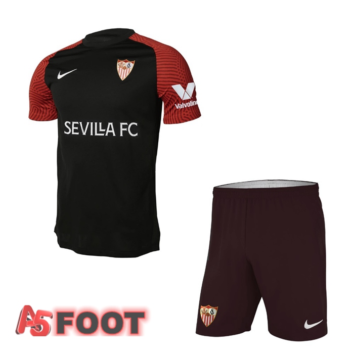 Maillot Sevilla FC Enfant Third Noir 2021/2022