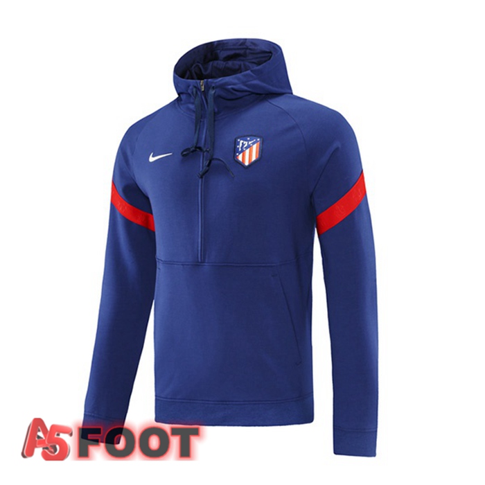 Sweat Capuche Atletico Madrid Bleu 2021/2022
