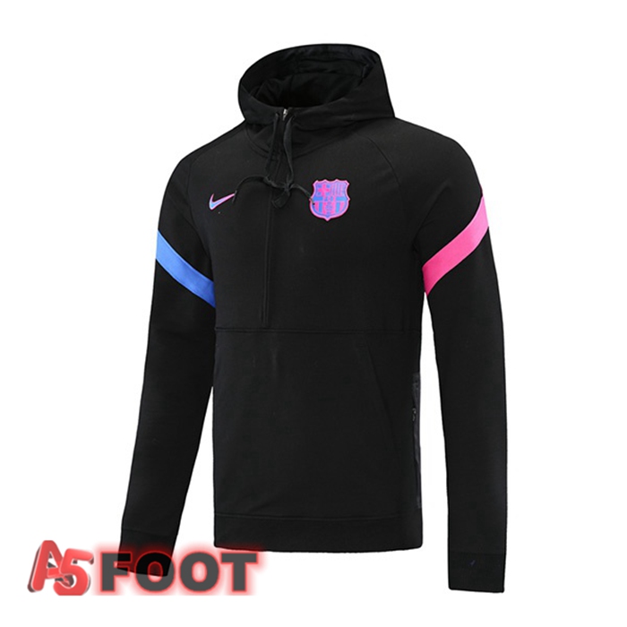 Sweat Capuche FC Barcelone Noir 2021/2022