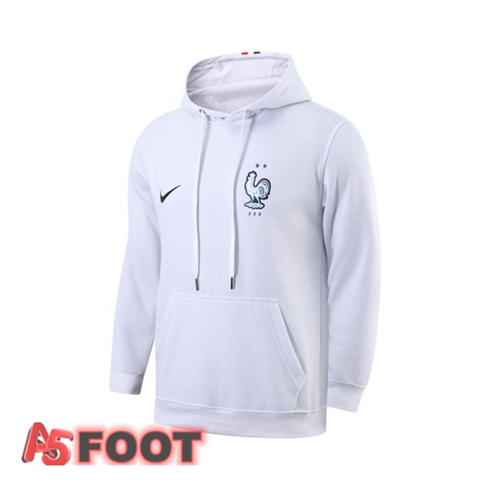 Sweat Capuche France Blanc 2021/2022
