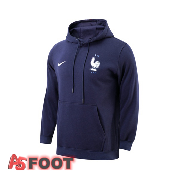 Sweat Capuche France Bleu Royal 2021/2022