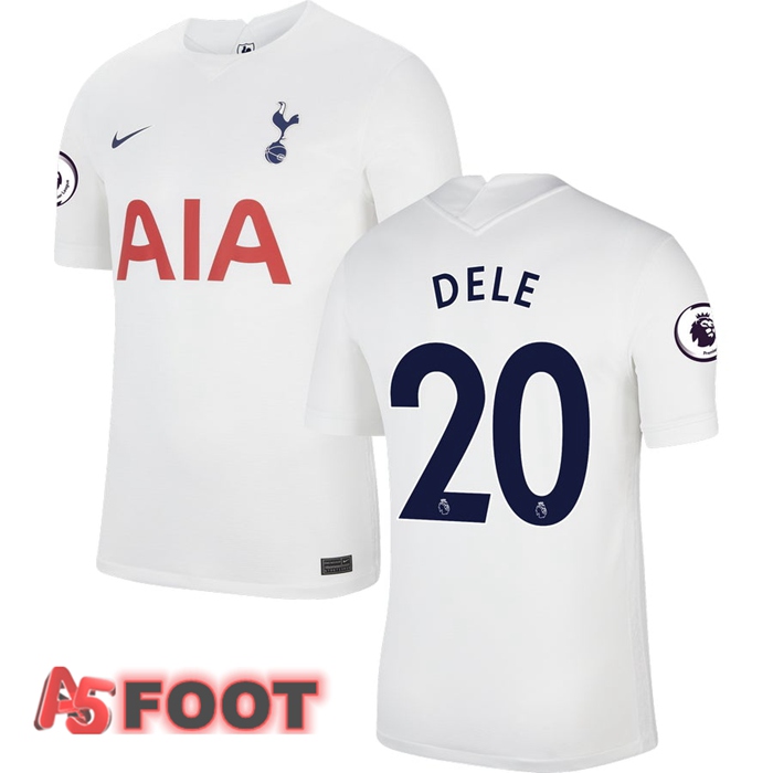 Maillot Tottenham Hotspur (DELE 20) Domicile Blanc 2021/2022