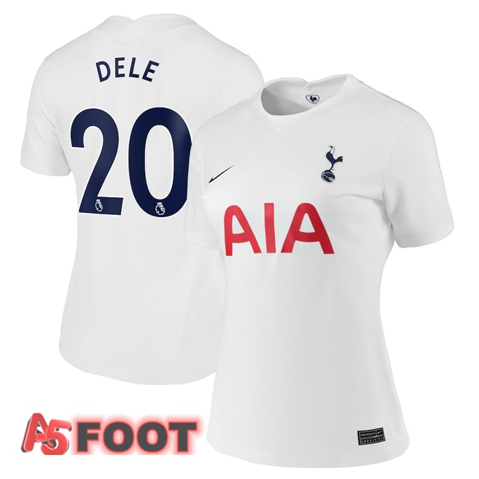 Maillot Tottenham Hotspur (DELE 20) Femme Domicile Blanc 2021/2022