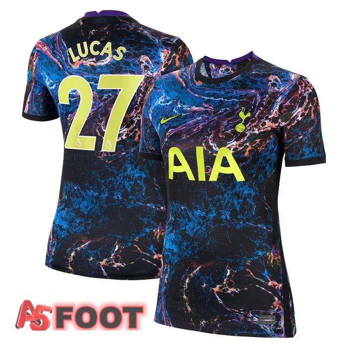 Maillot Tottenham Hotspur (LUCAS 27) Femme Exterieur 2021/2022