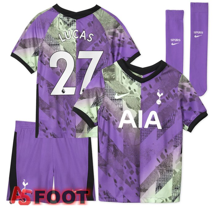 Maillot Tottenham Hotspur (LUCAS 27) Enfant Third 2021/2022