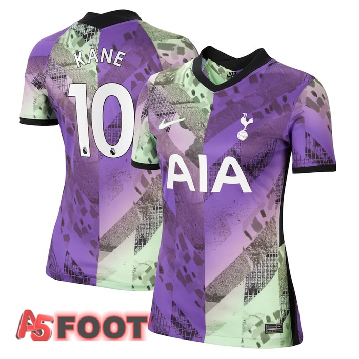 Maillot Tottenham Hotspur (KANE 10) Femme Third 2021/2022