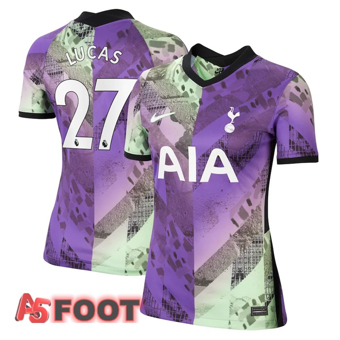Maillot Tottenham Hotspur (LUCAS 27) Femme Third 2021/2022