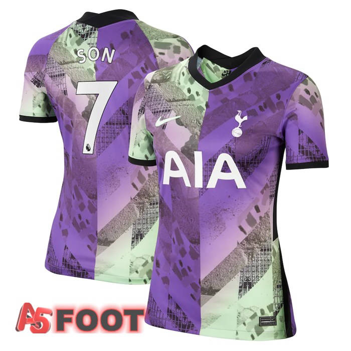 Maillot Tottenham Hotspur (SON 7) Femme Third 2021/2022