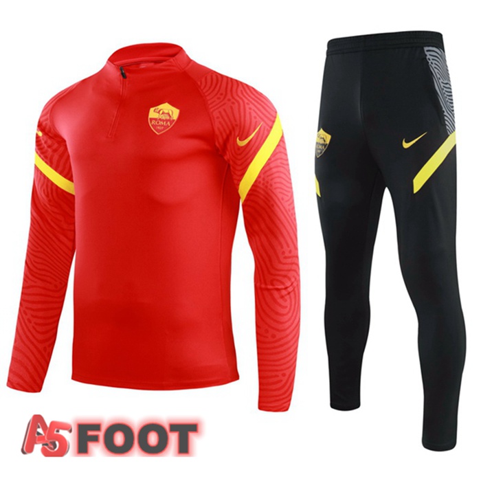 Survetement de Foot AS Roma Rouge 2021/2022
