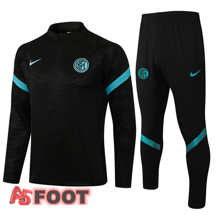 Survetement de Foot Inter Milan Noir 2021/2022