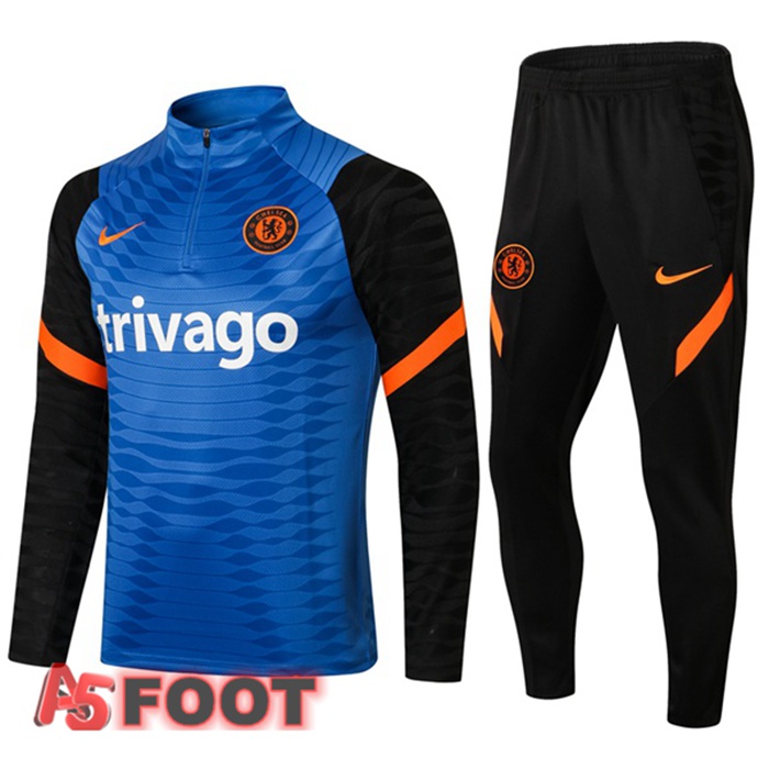Survetement de Foot FC Chelsea Bleu 2021/2022