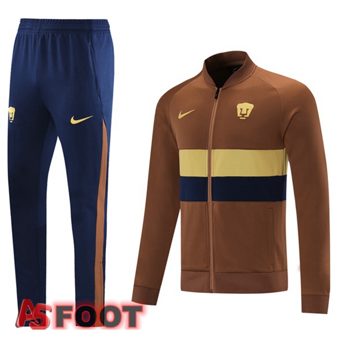 Veste Survetement de Foot Pumas UNAM Jaune 2021/2022