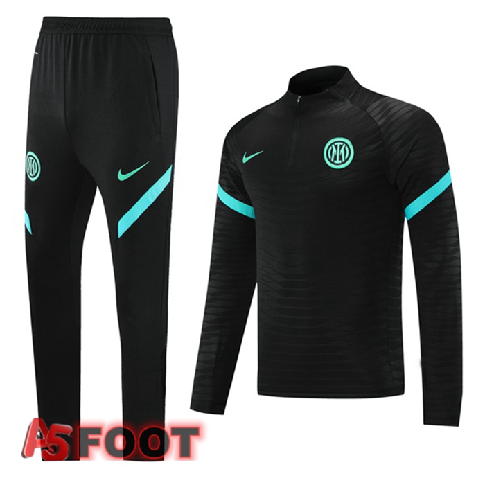 Survetement de Foot Inter Milan Noir 2021/2022