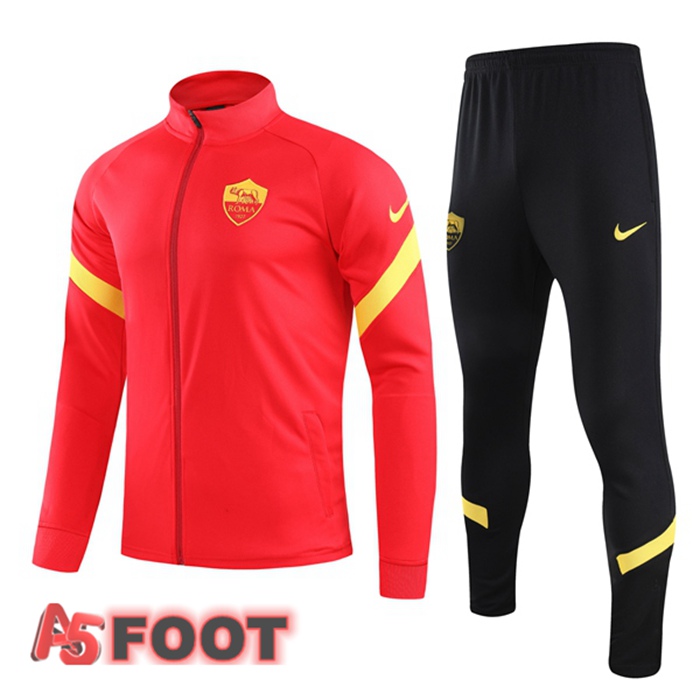 Veste Survetement de Foot AS Roma Rouge 2021/2022