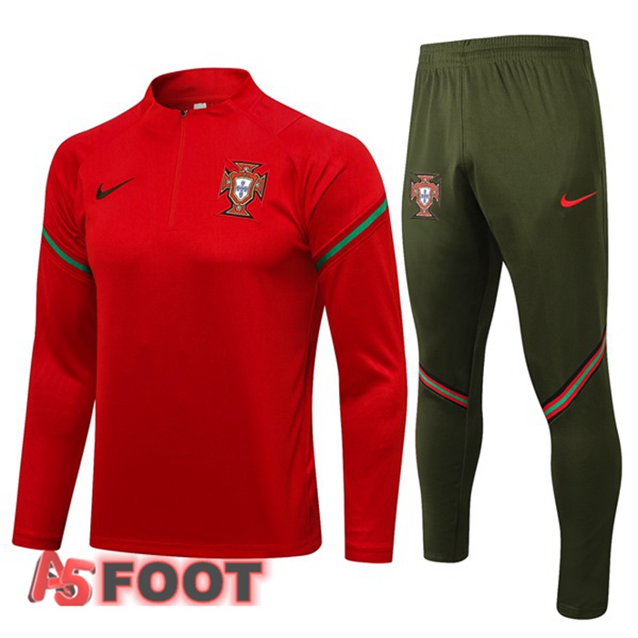 Survetement de Foot Portugal Rouge 2021/2022