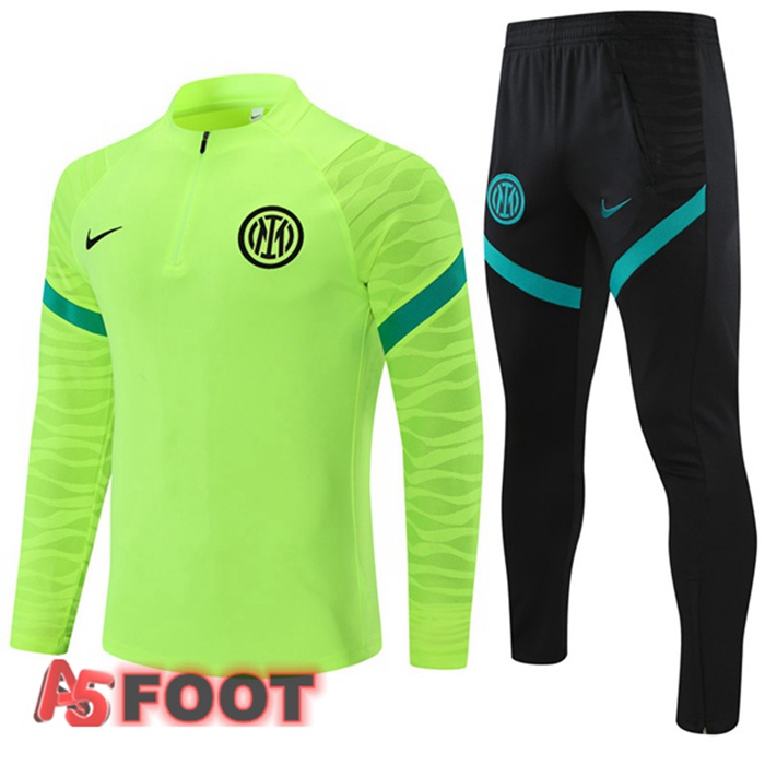 Survetement de Foot Inter Milan Vert 2021/2022