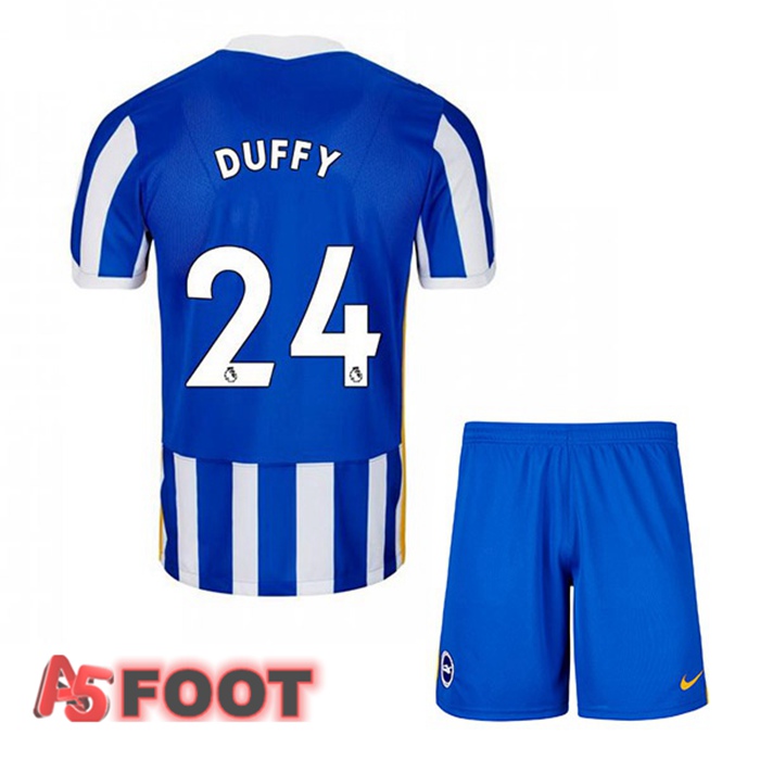 Maillot Brentford FC (DUFFY 24) Enfant Domicile Bleu/Blanc 2021/22