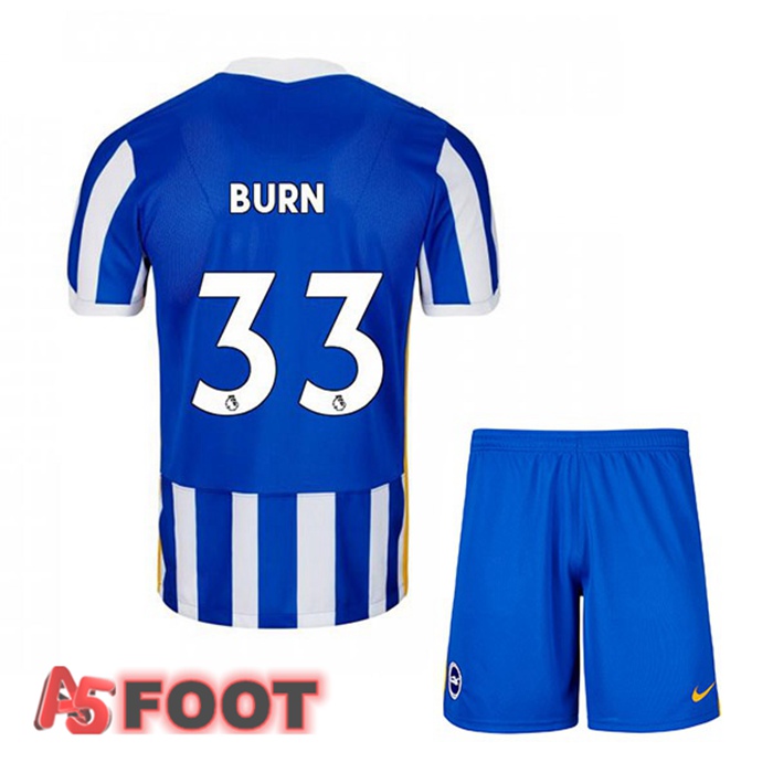 Maillot Brentford FC (BURN 33) Enfant Domicile Bleu/Blanc 2021/22