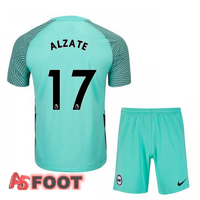 Maillot Brentford FC (ALZATE 17) Enfant Exterieur Vert 2021/22