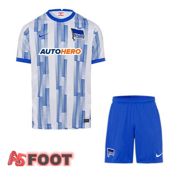 Maillot Hertha BSC Enfant Domicile Blanc 2021/22
