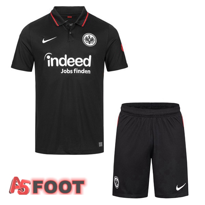 Maillot Eintracht Frankfurt Enfant Domicile Noir 2021/22
