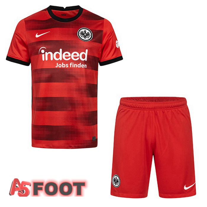 Maillot Eintracht Frankfurt Enfant Exterieur Rouge 2021/22