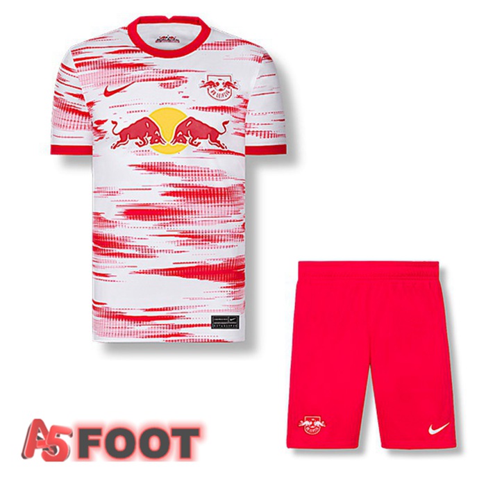 Maillot RB Leipzig Enfant Domicile Rouge/Blanc 2021/22