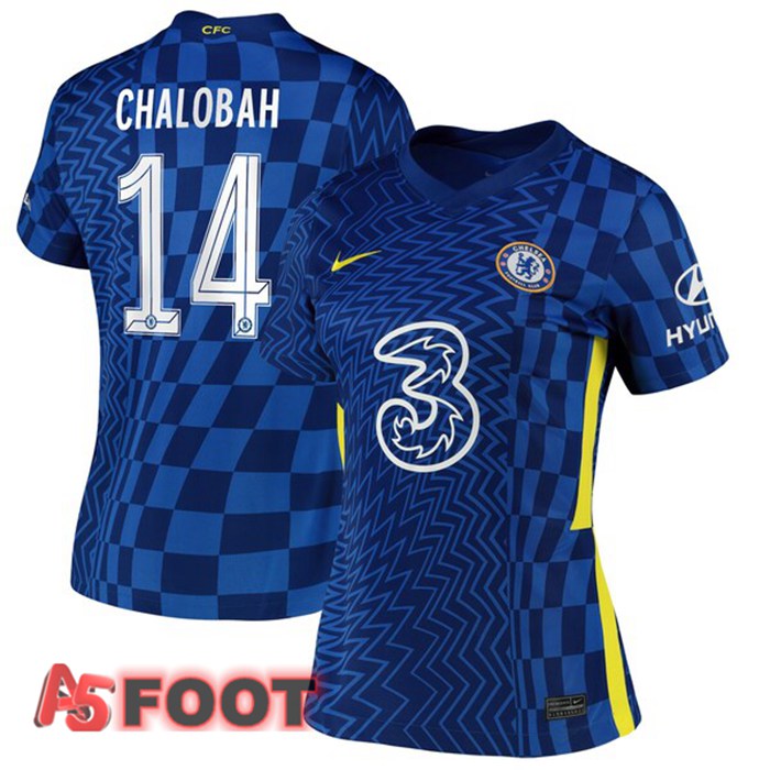 Maillot FC Chelsea (Chalobah 14) Femme Domicile Bleu 2021/2022
