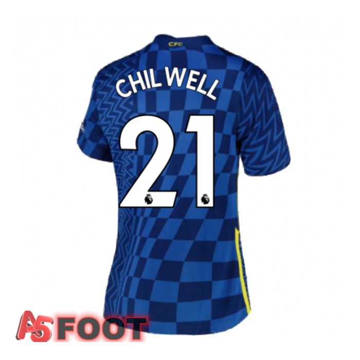 Maillot FC Chelsea (CHILWELL 21) Femme Domicile Bleu 2021/2022