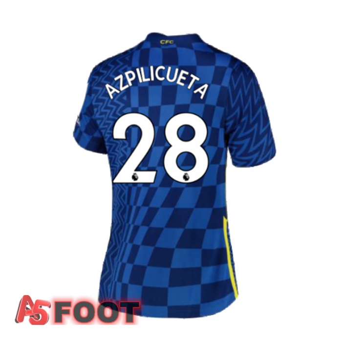 Maillot FC Chelsea (AZPILICUETA 28) Femme Domicile Bleu 2021/2022