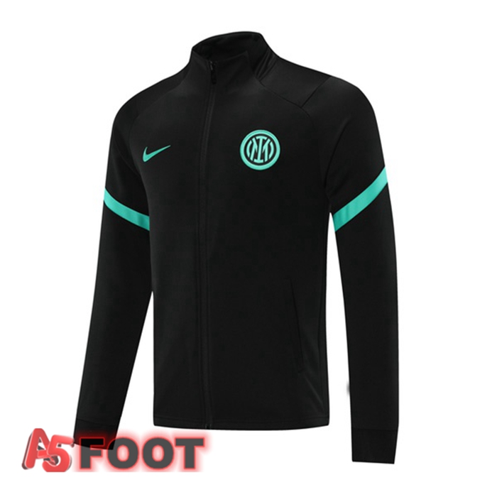 Veste de Foot Inter Milan Noir 2021/2022