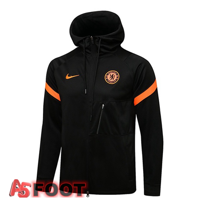 Veste A Capuche FC Chelsea Noir 2021/2022